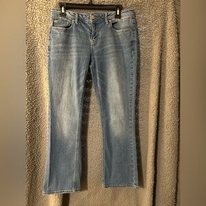 Aeropostale Light Blue Curvy boot Leg Jeans